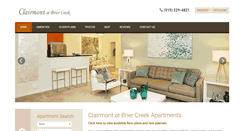 Desktop Screenshot of clairmontatbriercreek.com