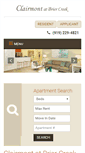 Mobile Screenshot of clairmontatbriercreek.com